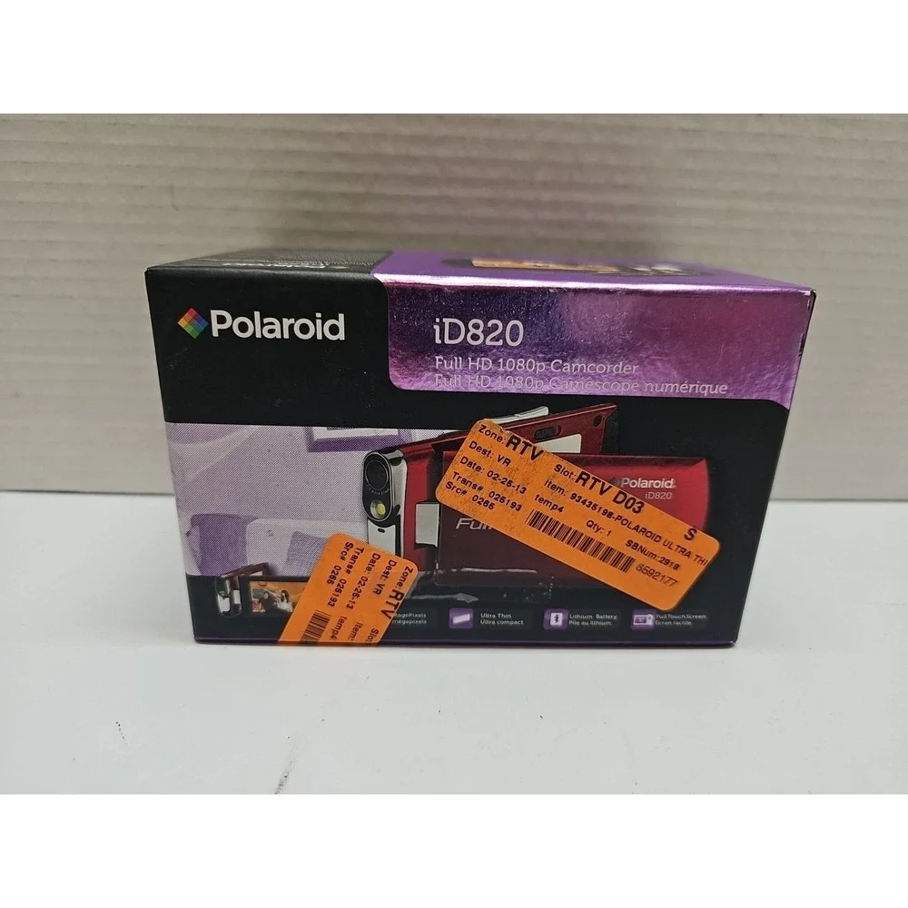 Polaroid ID820-Red-OD-2 Ultra Thin Digital Video Recorder